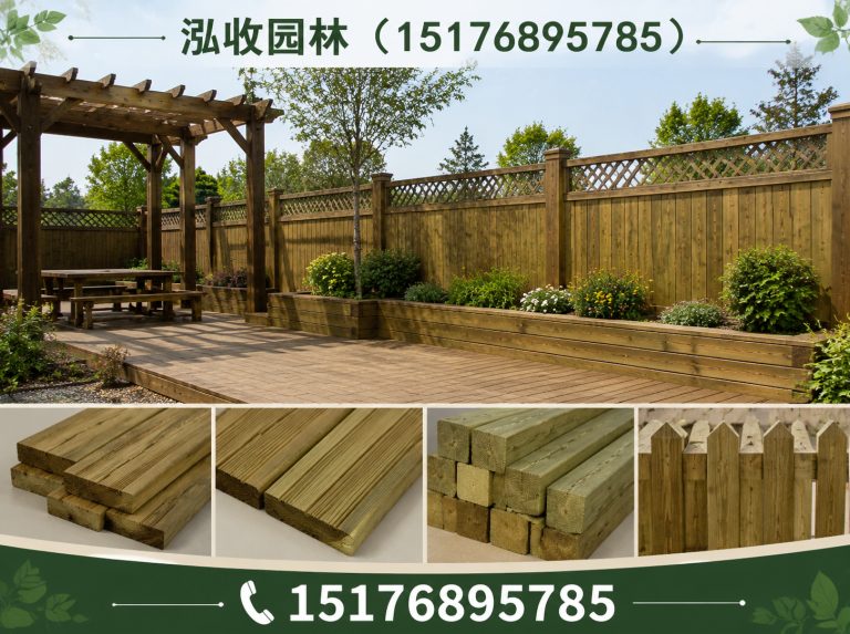 凉山防腐木凉亭展示图